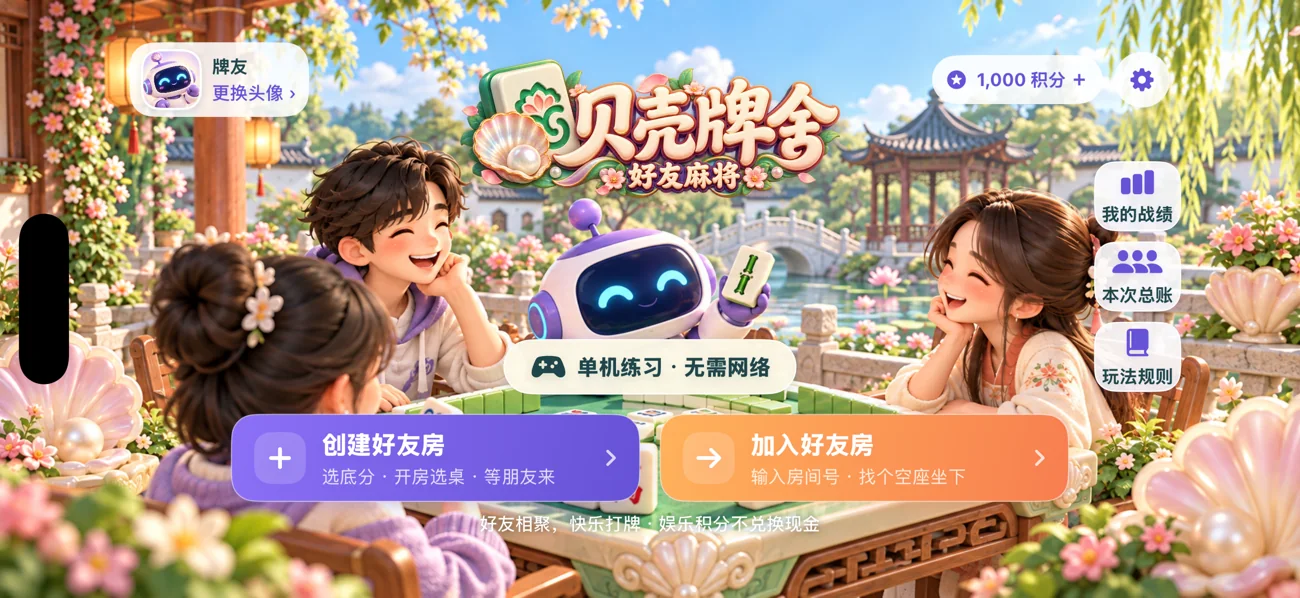 贝壳牌舍首页实机界面